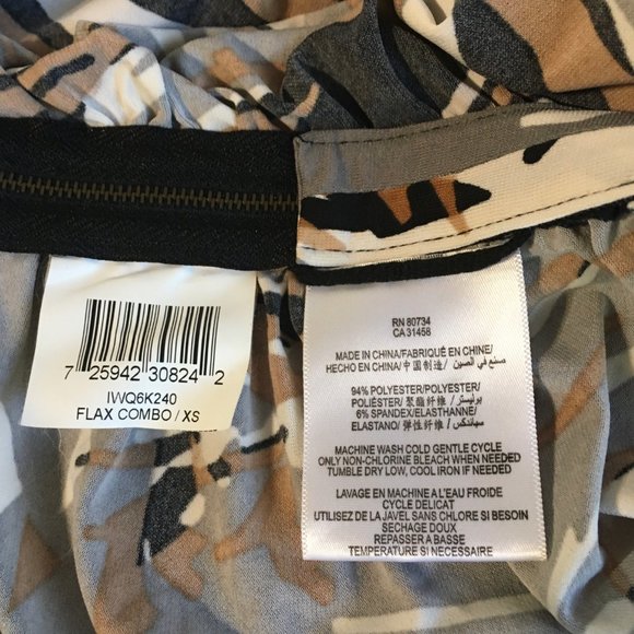 BCBG Flax Combo' Ruched Bodycon Mini - Picture 7 of 7